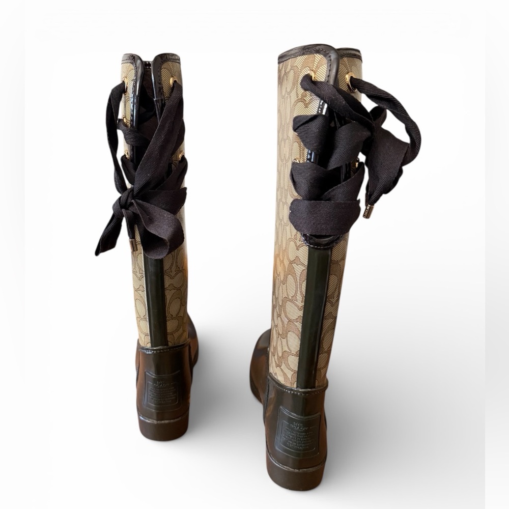 Coach Tristee Signature C Rainboots with Box - Picture 7 of 10